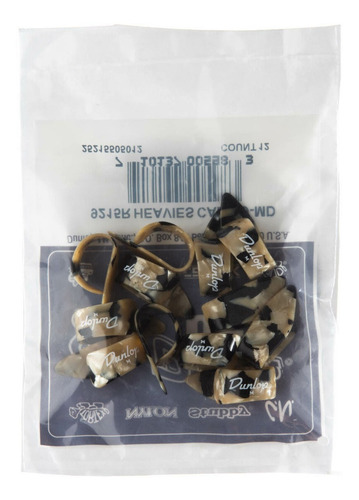 Uñero Jim Dunlop Calico 12 Unidades 9215r Medium Thumb Pick