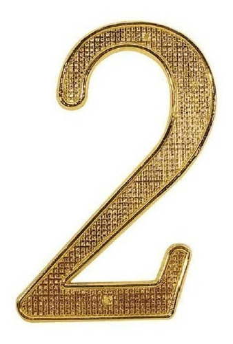 Nùmero 2 Para Puerta Dorado 4