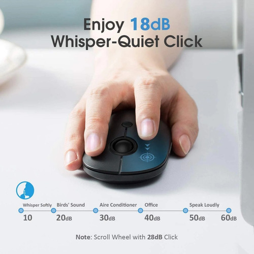 Mouse Slim Optico Inalambrico Victsing 3200 Dpi Pc288