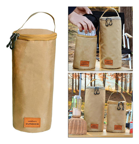 . Cubierta Cilindro Gas Cocina Linterna L Beige