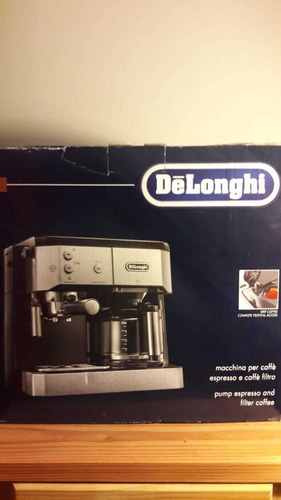Delonghi Cafetera Combi Bco.421sb ¡nueva!
