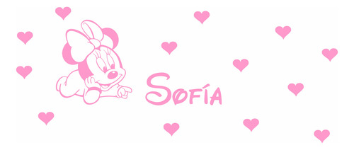 Minie Bebe Con Corazones