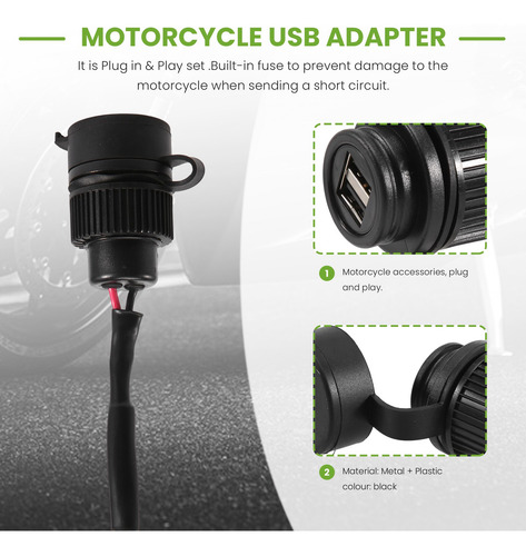 Adaptador De Enchufe De Cargador Usb Dual Para M