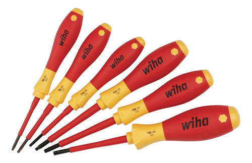 Wiha Juego Desarmador Aislado 6 Piezas Torx Mod. 32590