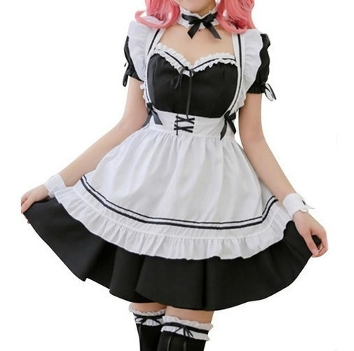 Disfraz Cosplay Anime Traje Sirviente Sirviente Vestido Loli