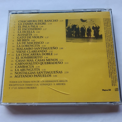 Hermanos Abalos / Cd (Usado)