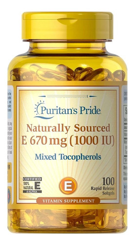 Vitamina E 100 Capsulas - Unidad a $799