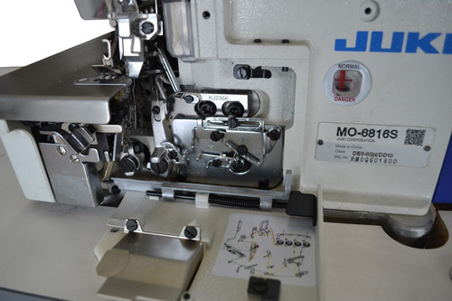 Imagen 4 de 8 de Overlock De 5 Hilos Juki Con Motor Servo - Mo6816s/dd10