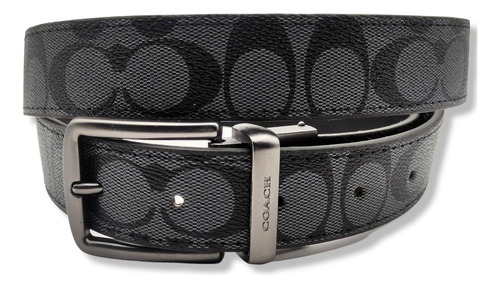 Cinturón Coach Reversible Doble Vista Unisex Troquelado