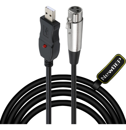 Imagen 1 de 8 de Cable Usb Macho A Xlr Macho De Canón Newbep