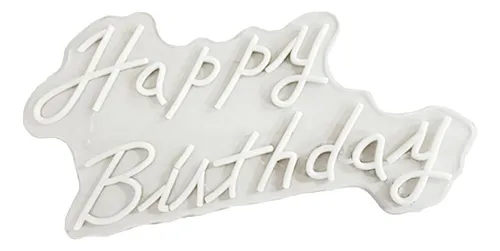 comprar Feliz Cumpleaños Letrero De Neón Luz De Neón Led Fiesta