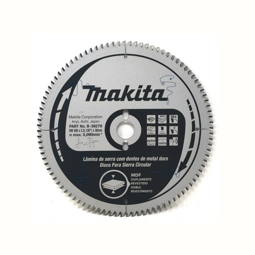 Disco Sierra Makita P/ Mdf Melamina 300 Mm 96 Dts B-39279