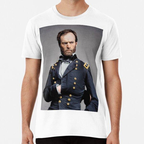 Remera General William T. Sherman - Guerra Civil Algodon Pre