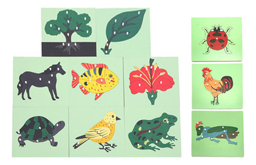 (b) Rompecabezas Montessori, Forma De Animal, Forma De Ceril