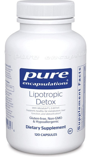 Lipotropic Detox - 120 Caps - Unidad a $2349