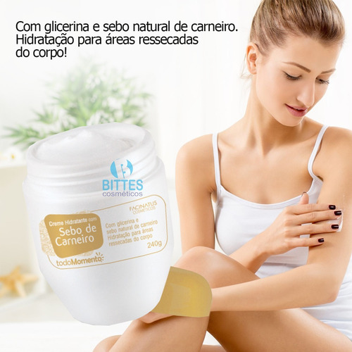 10 Hidratante Corporal Sebo De Carneiro Facinatus Cosméticos