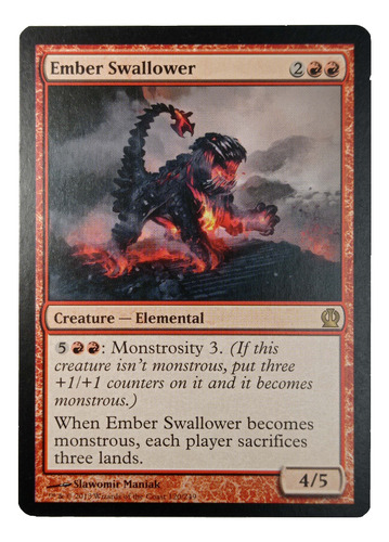 Carta Magic Ember Swallower [theros] Mtg Elemental