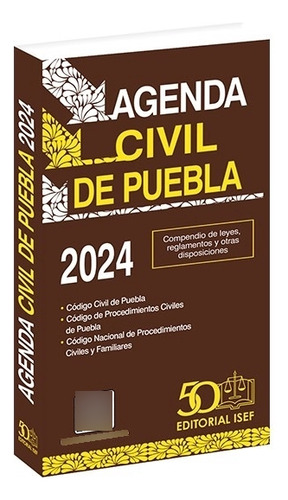 Agenda Civil Del Estado De Puebla 2024 Isef