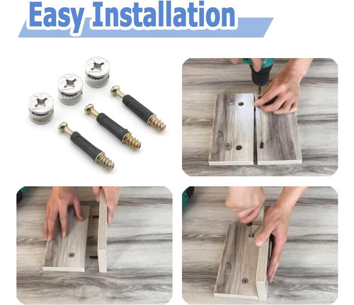 Tornillo Minifix O Mini Fix 40mm 100 Unidades