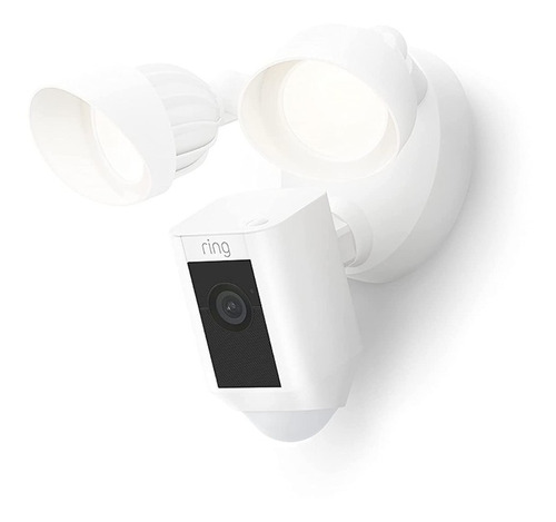 Cámara De Seguridad Ring Floodlight Cam Wired Plus Con Luces