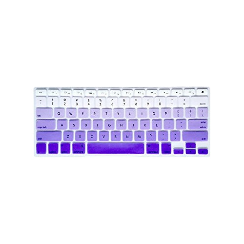 Funda Silicona Teclado Macbook Air 13 Macbook Pro Purpura