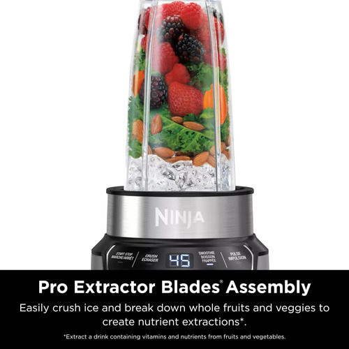Liquidificador Pessoal Compacto Ninja Bn401 Nutri Pro, Auto-