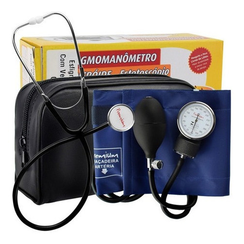 Esfigmomanômetro E Estetoscópio Simples Premium - Enfermagem
