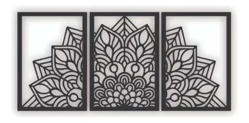 comprar Cuadro Decorativo Mandala Minimalista Mdf 3 Mm Oferta