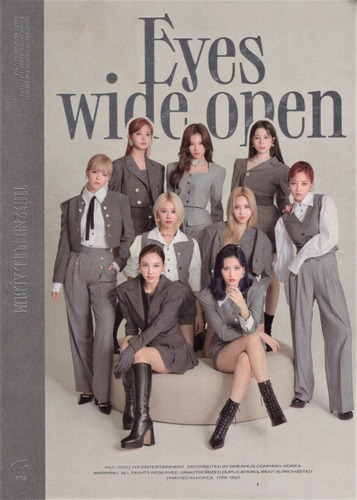 Twice - Eyes Wide Open - Diferentes Versiones Disco Cd