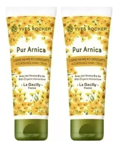 Yves Rocher Crema Para Manos Secas Ultra Nutritiva 2 Piezas