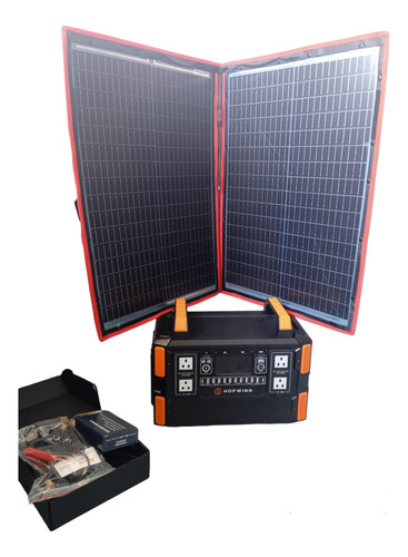 Planta Electrica Y Panel Solar Portatil  1000 Wts Silenciosa