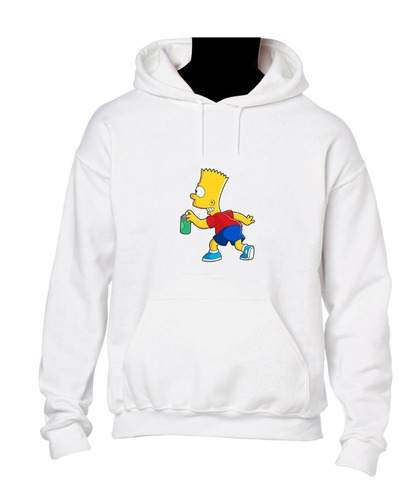 Buso Buzo Unisex Los Simpson Bart Personalizado