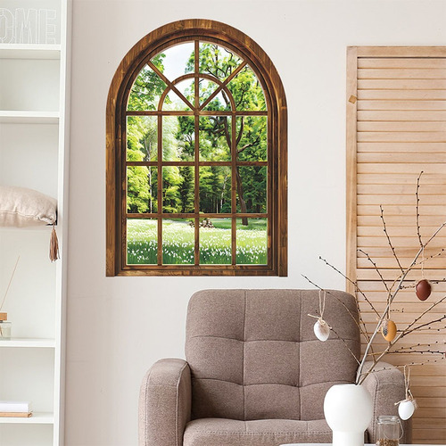 Adhesivo Mural De Pared De Pvc Con Plantas Verdes Para Venta