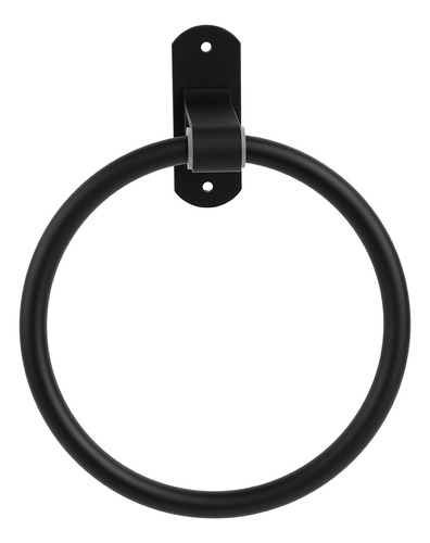 Soporte Redondo Para Anillos Negros De Diseño Moderno Montad