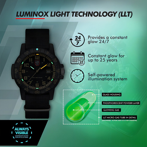 Reloj Luminox Leatherback Gigante De Tortuga Mar 0333