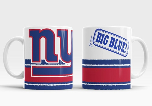 Taza Gigantes De Nueva York Giants Nfl Escudo Con Sello