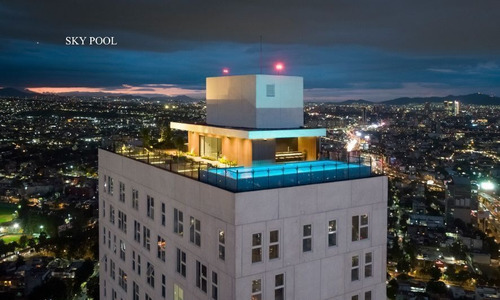 Departamento Con Terraza Privada De 99m2, Techo Alto, Con Am