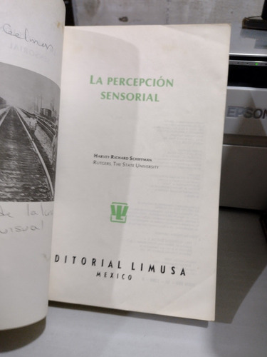 Le Percepción Sensorial Harvey Richard Schiffman S18 (Usado)