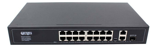 Switch Suite Poe Híbrido 16 Portas Poe y 2 Portas Gigabit y 1 Sfp