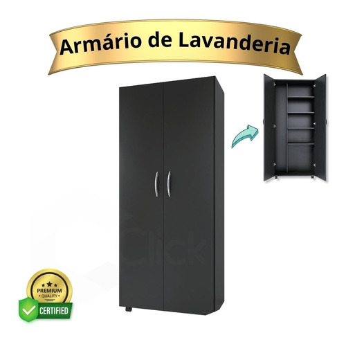 Estante Modular Madeira Prateleiras Organizador Casa Cor Preto