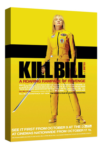 Cuadro Decorativo Canvas Moderno Poster Kill Bill 1