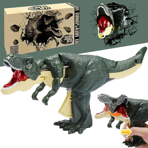 . Juguetes Broma De Dinosaur: Activa El T-rex Color Verde