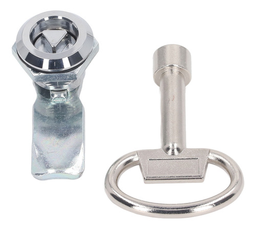 Juego De Llaves Cam Lock, Cilindro Triangular, Zinc Cromado