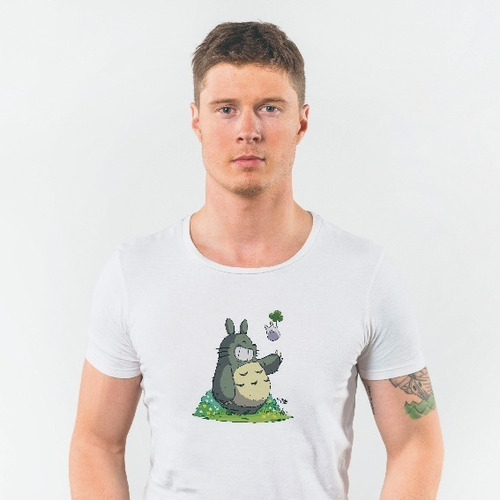 Imagen 5 de 7 de Anime Totoro - Remera - Ranglan / Modal