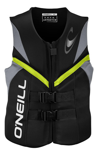 Chalecos Salvavida O'neill Wetsuits Negro-gris-verde 3xlargo