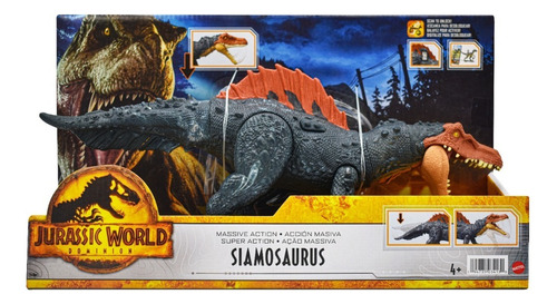 Jurassic World Dominion Siamosaurus Accion Masiva Mattel