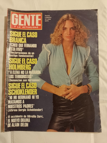 Revista Gente 938 Caso Schoklender Caso Branca 1983
