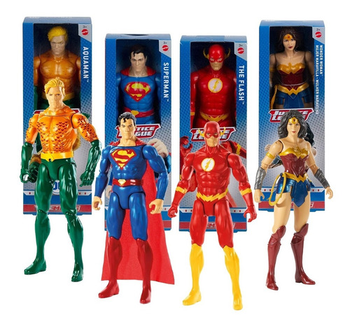 Dc Comics Figuras Mattel Justice League True Moves