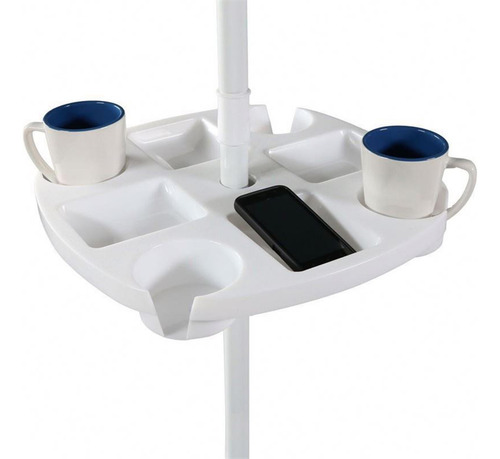 Bandeja De Mesa Con Sombrilla De Playa Con 4 Portavasos Para