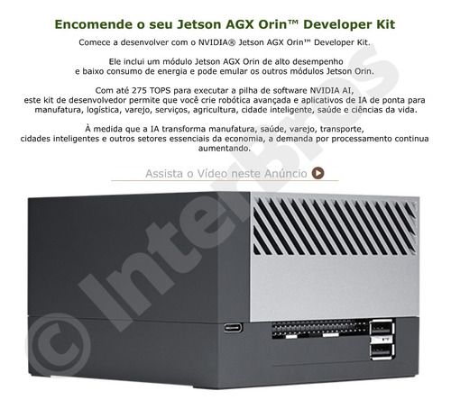 Nvidia Jetson Agx Orin 64 Gb Developer Kit 945-13730-0050-00